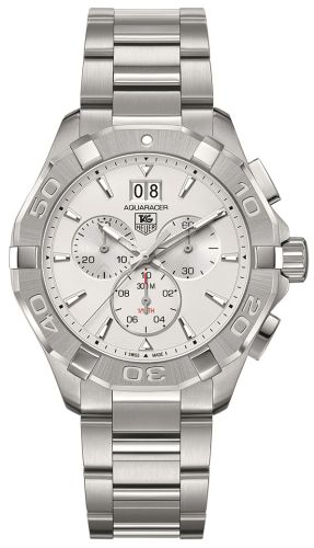 TAG Heuer Aquaracer 300M Quartz Chronograph 43 Stainless Steel / Sivler / Bracelet